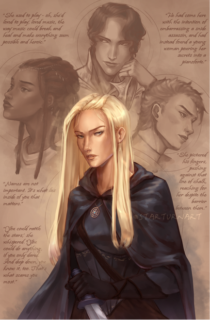 Throne of glass print