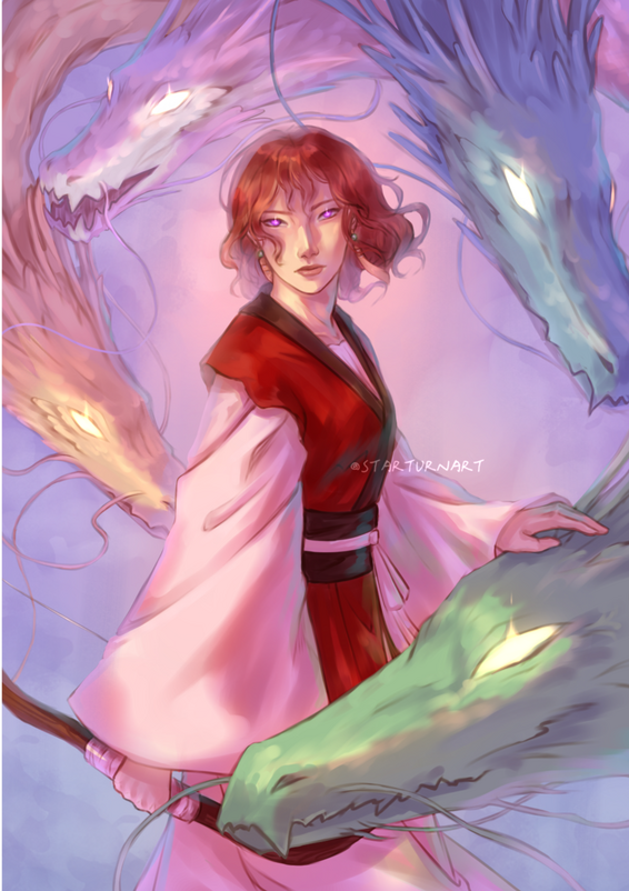 Yona and the dragons print