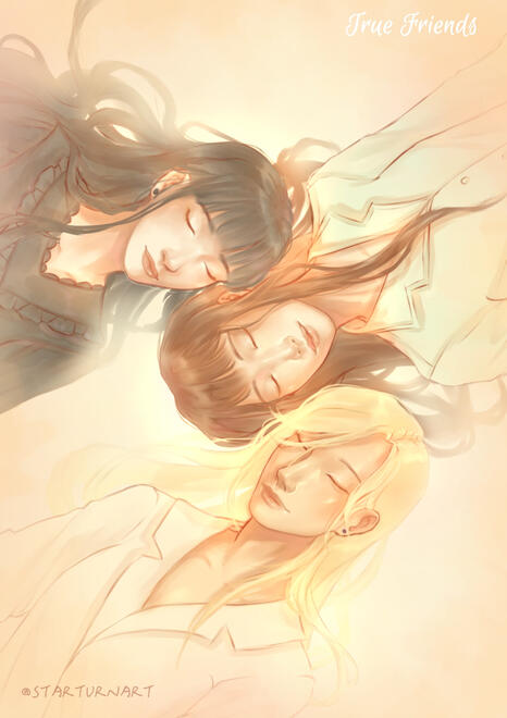 “True friends” fruits basket